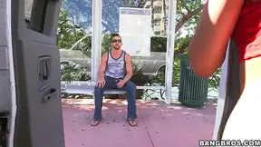 Passionate Veronica Bangs Gets Fucked by New Bus Acquaintance Hardly