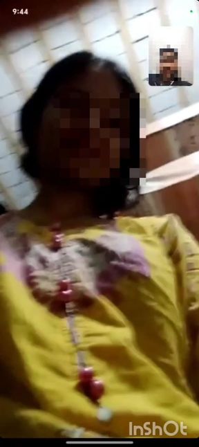 My hot girlfriend showing me his Boobs on video call   Clip 1