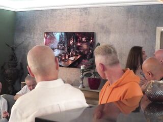 Becky California Group-sex with 7 Oldjes - Full Clip Solely At Oldje