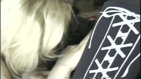 Blonde And brunette play with pussy