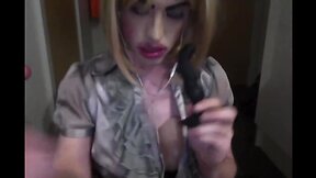 She ruined her nice makeup :(