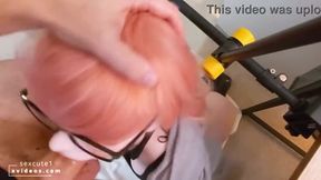fuck sex doll with glasses