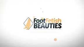 Foot goddess commands slave to worship her perfect feet
