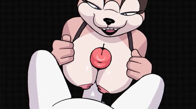 Gale's Big Tits Ride Hard in Furry Hentai Beat Banger