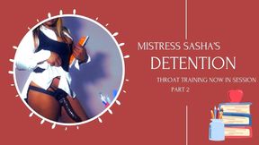 Mistress Sasha's Detention