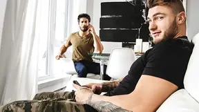 Jealous boyfriend Diego Sans busts his little slut, William Seed