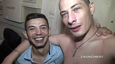 FRENCH BOY FUCKED BAREBAKC BY HIS FRIEND WITH CREAMPIE FINAL BY SURPRISE