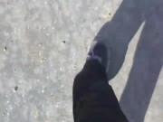 Transwoman Walking Outside, Horny.... Again.... XD...