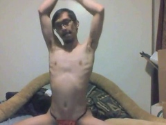 Skinny Asian Twink's Birthday Striptease