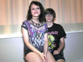 NEET teens (18 and 19 years old) have come to do their first porno. Divine young!