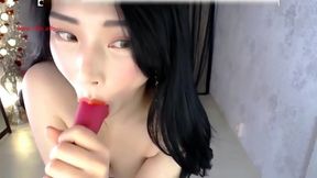 Hot Asian BigTits KBJ Simkung Naked and Pussy Grinding Orgasm Live Chat