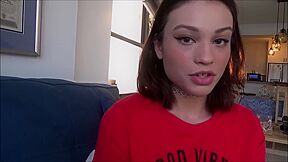 Sweet Stepdaughter Seduces Stepdad - Liv Wild