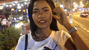 ”Adorable Thai teen with tattoos fucks a Farang on amateur sex video”