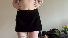 Coco pants me while I film