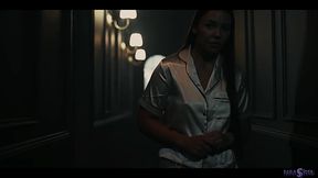 Sultry Asian submissive gets dominated by lesbian dommes