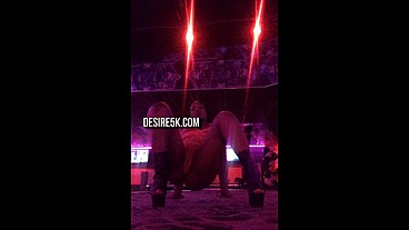 Strip Club Footage of big booty stripper