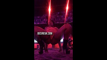Strip Club Footage of big booty stripper
