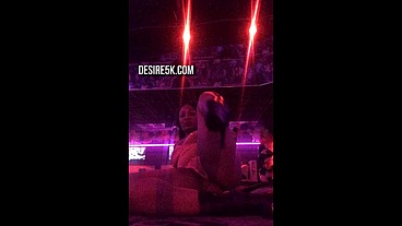 Strip Club Footage of big booty stripper