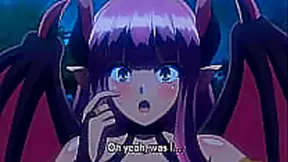 Succubus Seduces Mortal with Fiery Blowjobs Teasing Strokes in Dark Lust Fantasy