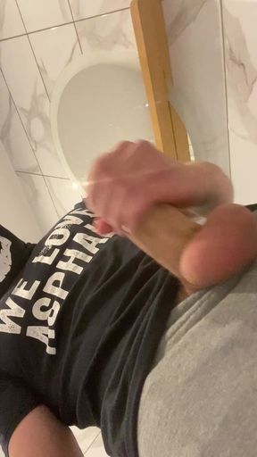 Jerking off After a Long Abstinence of 14 Days