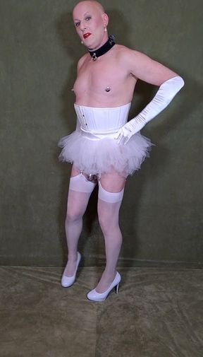 EXPOSED SISSY FAGGOT IN TUTU