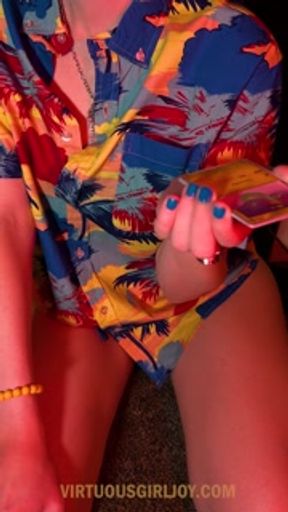 ASMR 💙 I'll take my panties off if I pull a rare Pokemon card...