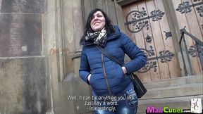 Black haired chick picked up ner church and fucked