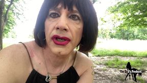 Cruising Day - Crossdresser Outdoor - Cum