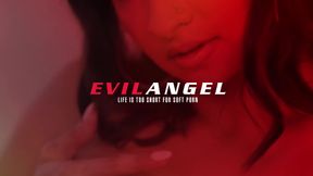 EVILANGEL Natasha Nice's GIANT Tits Fucked & Face Blowbanged