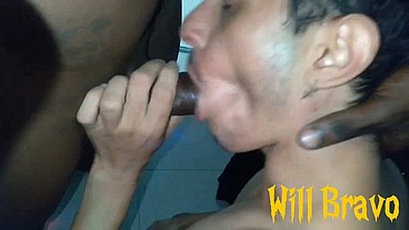 Grindr Cruising - preto casado me levou pro motel pra me dar pica