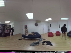 Amateur Big Titted Brunette Get Fucked On The Couch