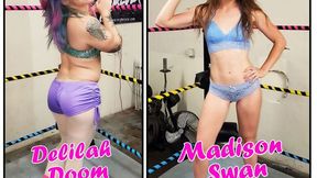 1537-A Lesson in Belly Beating - Female Wrestling