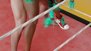 Thick slut pounded in the ass from behind