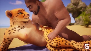 Swinging ends in hardcore sex on the beach with squirting cum in Wild Life Sex