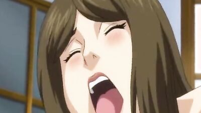 Japanese MILF Orgams on Boss's Cock for a Wild Hentai Orgasm