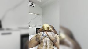 BBC fucks inked bottom raw in amateur gay porn