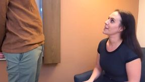 Finishing a day of interviews with a disappointing little dick