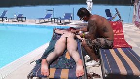 Hottest granny MILF fucked intense in the pool