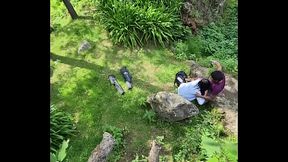 Pareja captada haciendo sexo oral en p&uacute_blico en un cerro