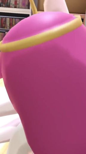 Princess Bubblegum and Marceline the vampire double dildo adventure time