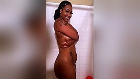 Smiley Black Asian Shower