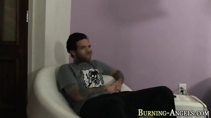 Goth sluts share cock