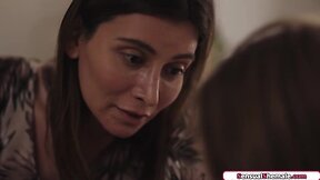 Chesty t-girl korra dominates stepdaughter