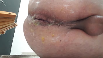 Anal dildo en regadera