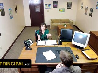 Step Mommy Harper Madison Is Called To The Principal's Office For Wicked Behaviour - Perv Principal