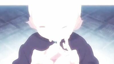 Watch this blonde-haired teen handle a hard-core cartoon stud like a pro!