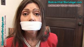 Office Step-Mom Natasha Flade Chair-Tied & Gagged THREE Times After Work! (1080p - MP4) #GAGTALK #CHAIRTIED #BONDAGE #DID