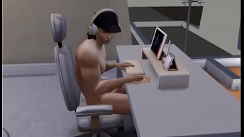 GAY HUNK JERKS OFF (sims 4)
