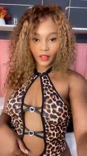 Fiorella Rains strips down for a hot show