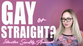 Gay Or Straight? Interactive Sexuality Assessment